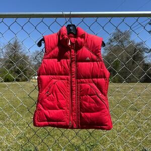 Red Adidas Puffer Vest